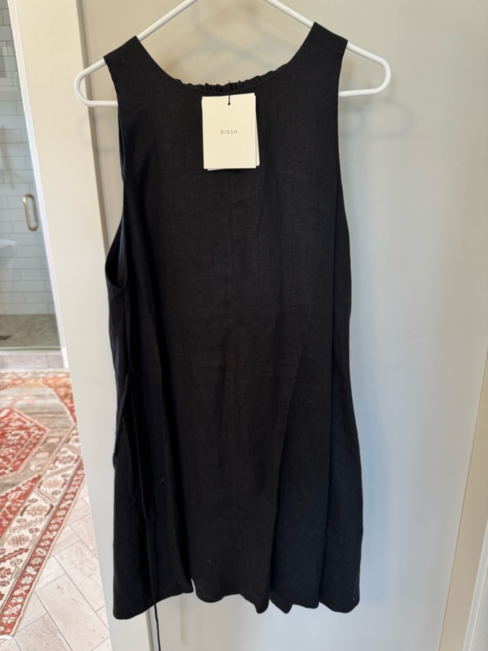 DISSH Black Sleeveless Mini Dress
